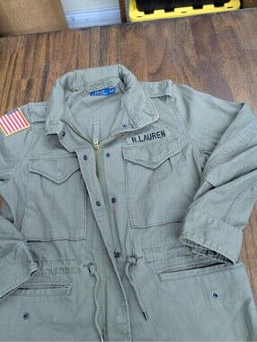 Polo Ralph Lauren Military Field Jacket Womens XS M-65